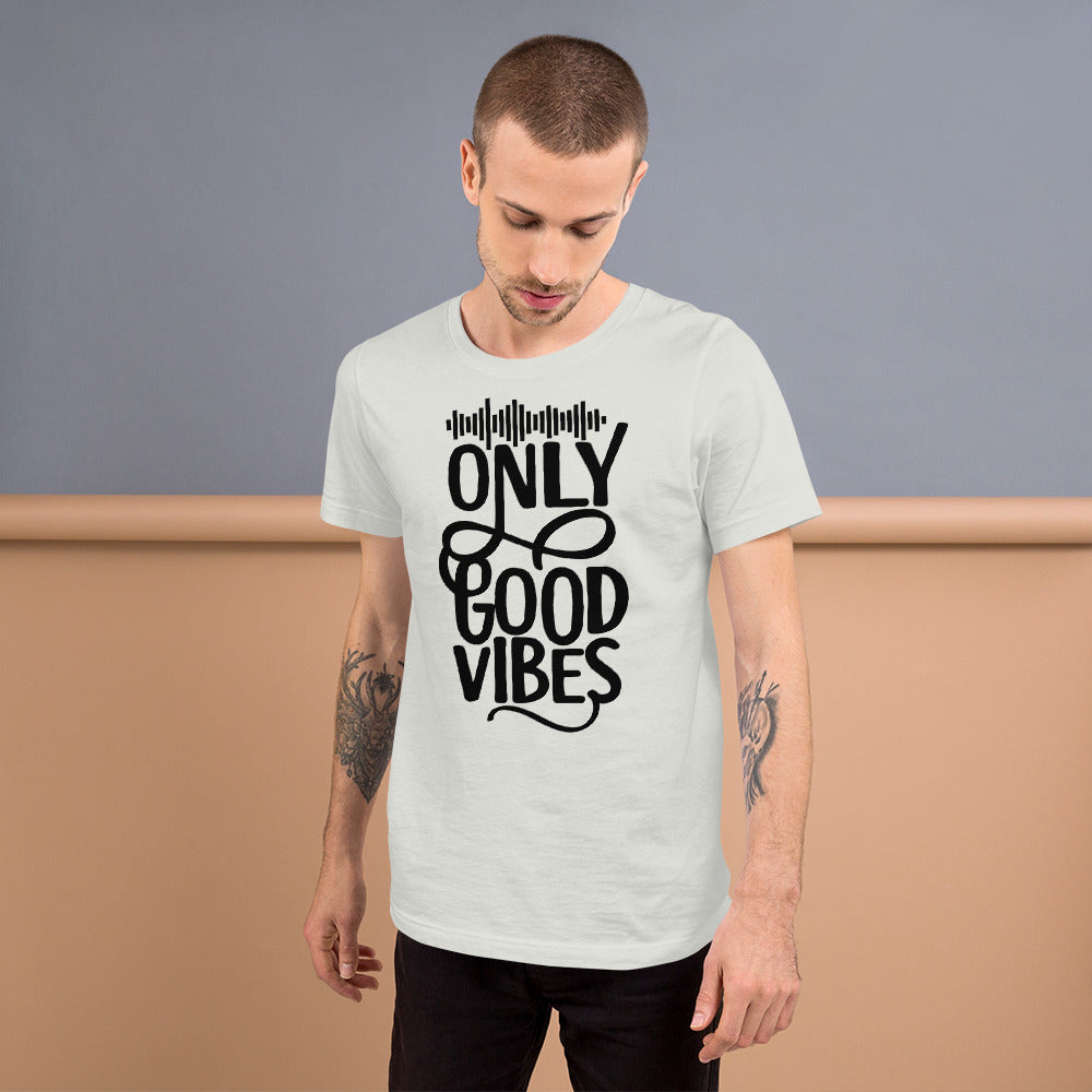 Only Good Vibes T-Shirt (Black Lettering)