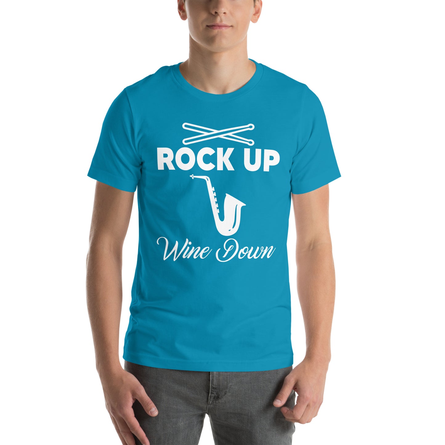 Rock Up 2 Wine Down (White Lettering)