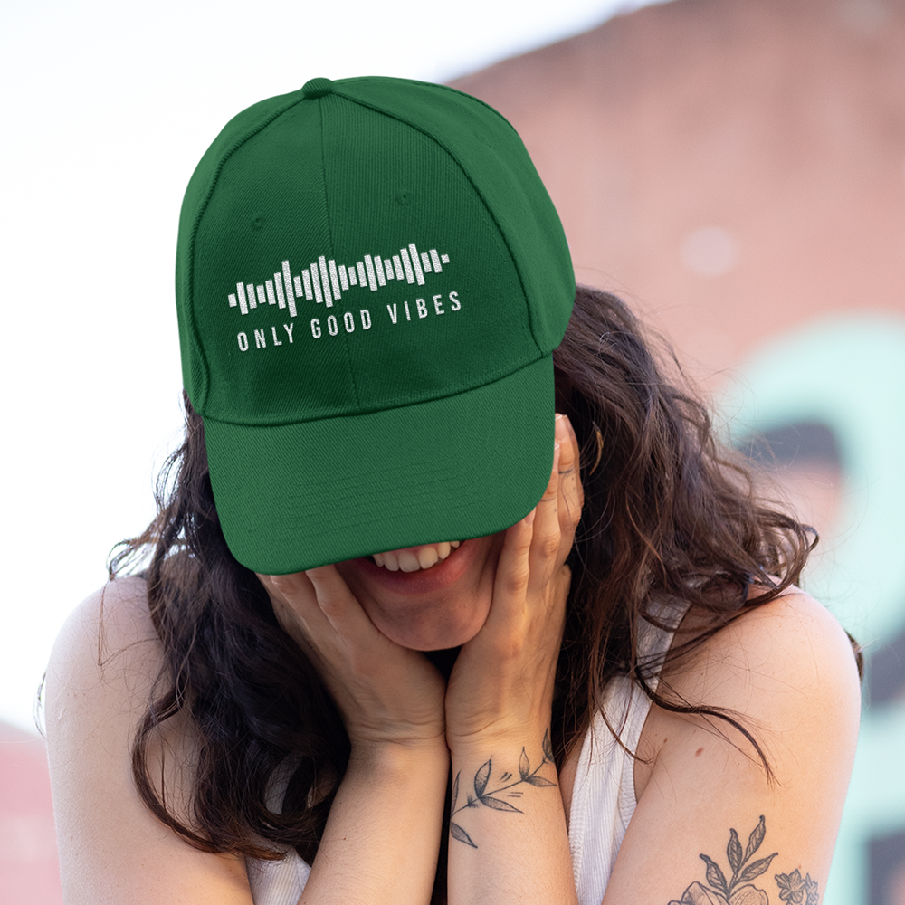 Only Good Vibes Cap (White Lettering)