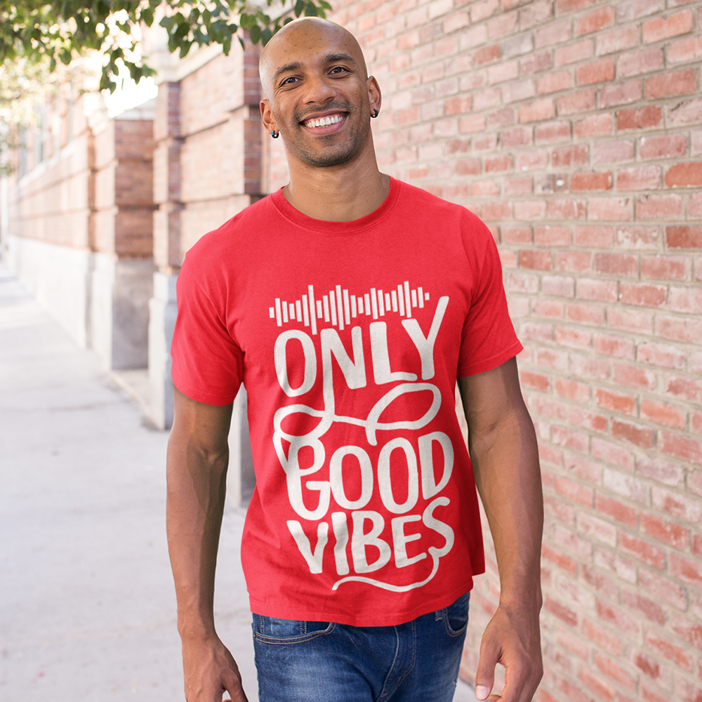 Only Good Vibes T-Shirt (White Lettering)