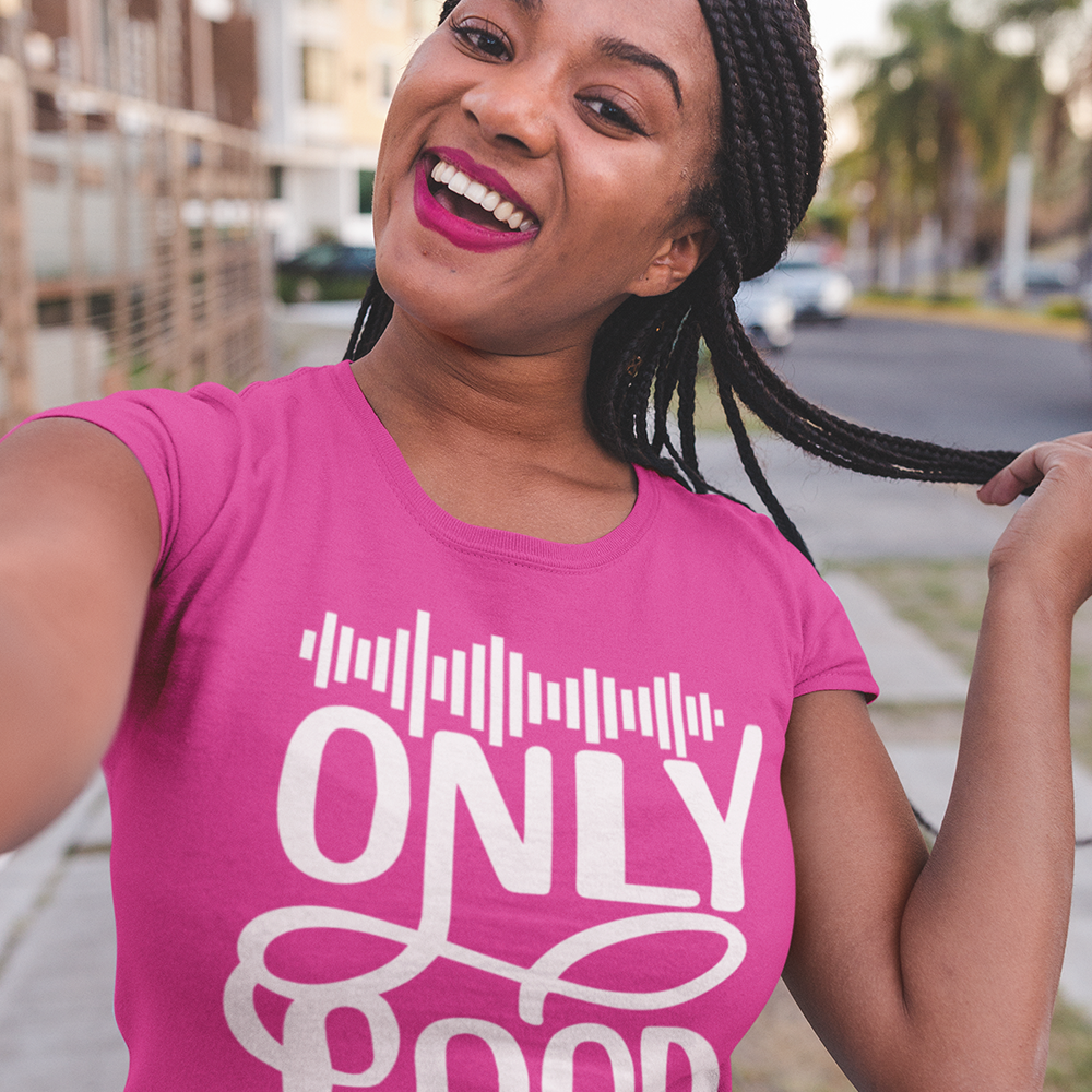 Good Vibes Only - Maglietta con citazione motivazionale Maglia a Manica Good Vibes Only - Maglietta con citazione motivazionale Maglia a Manica
