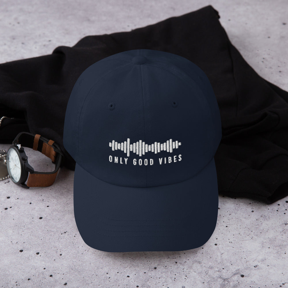 Only Good Vibes Cap (White Lettering)