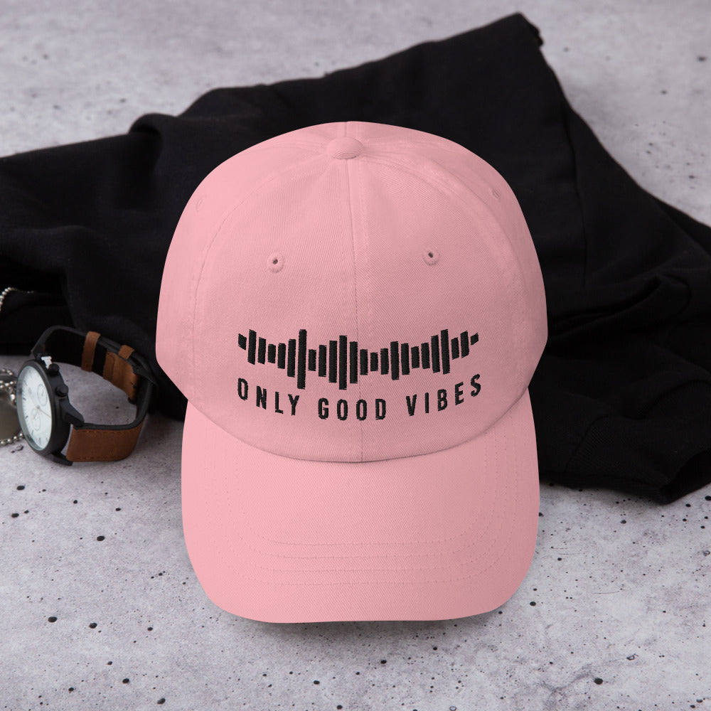 Only Good Vibes Cap (Black Lettering)