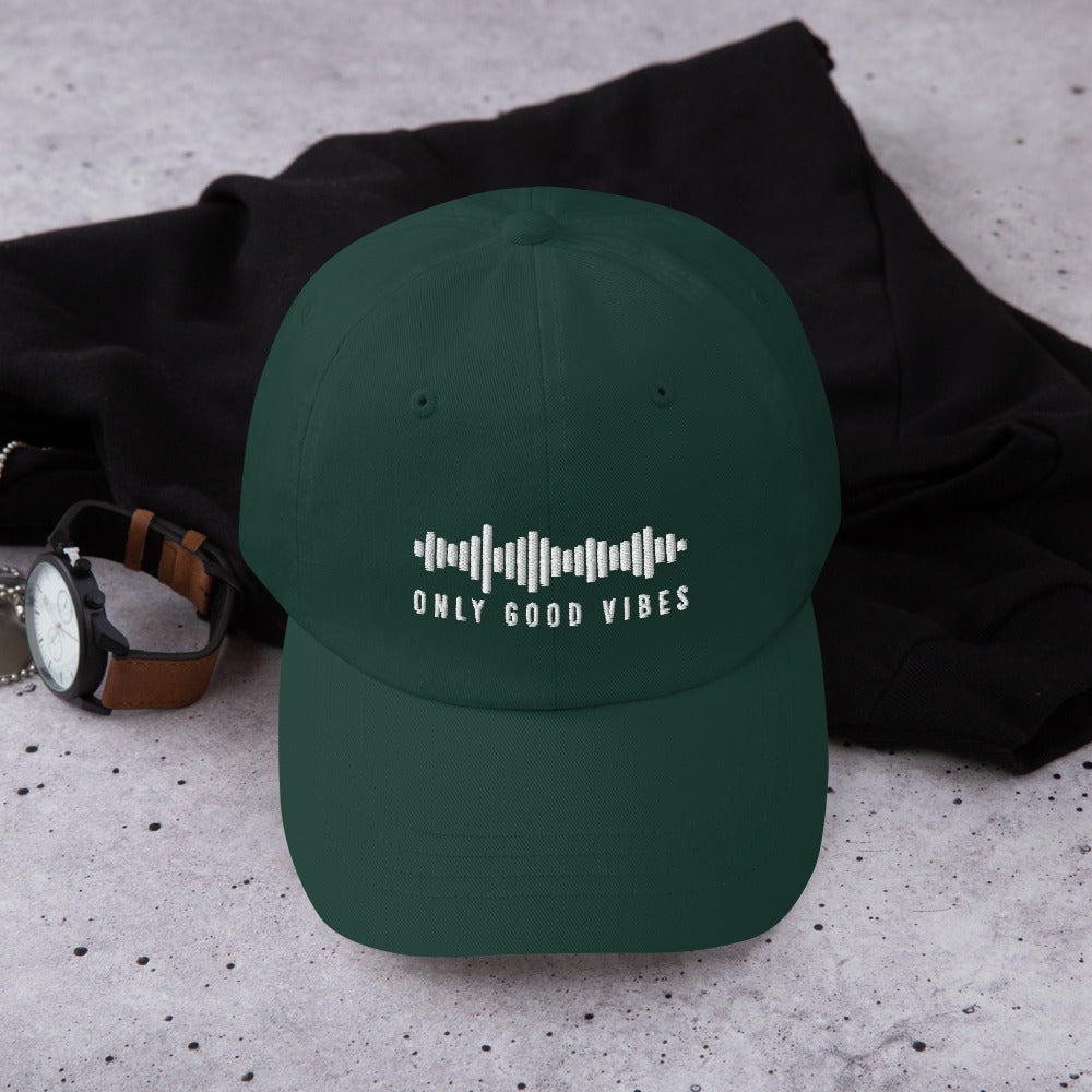 Only Good Vibes Cap (White Lettering)