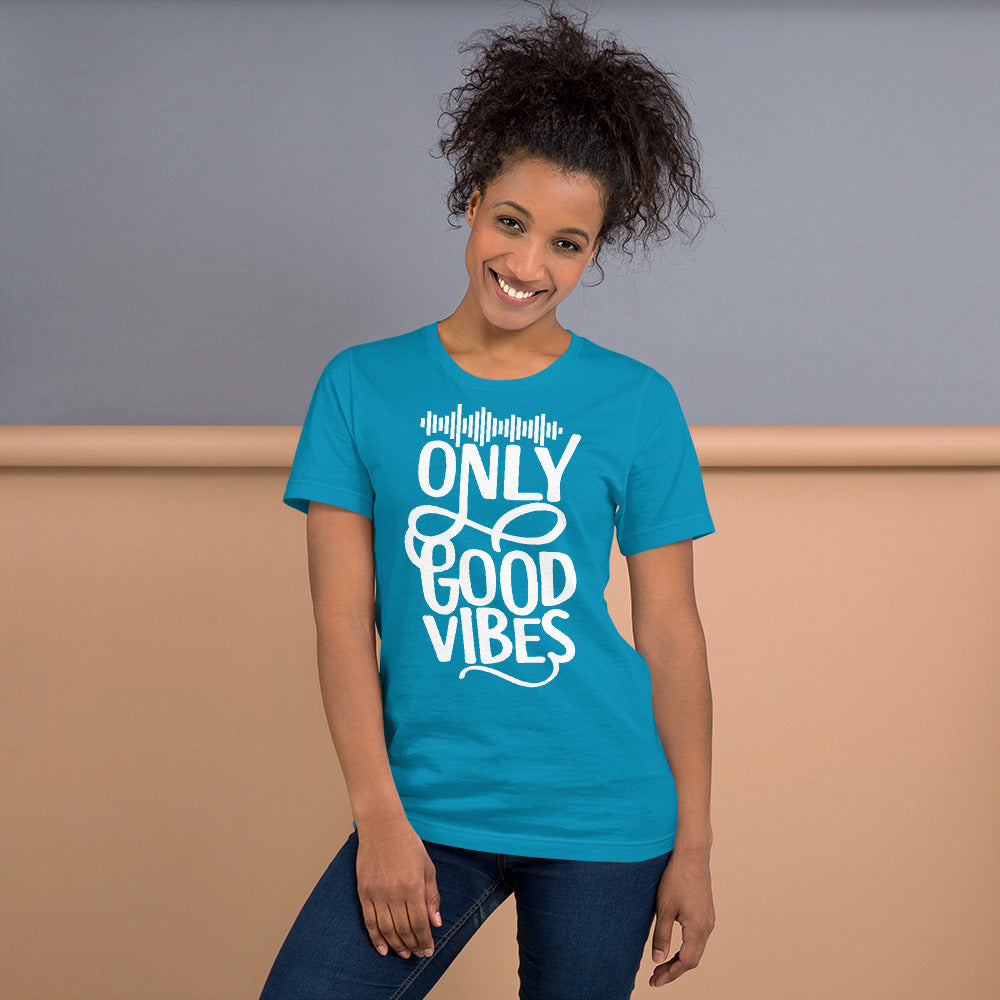 Only Good Vibes T-Shirt (White Lettering)