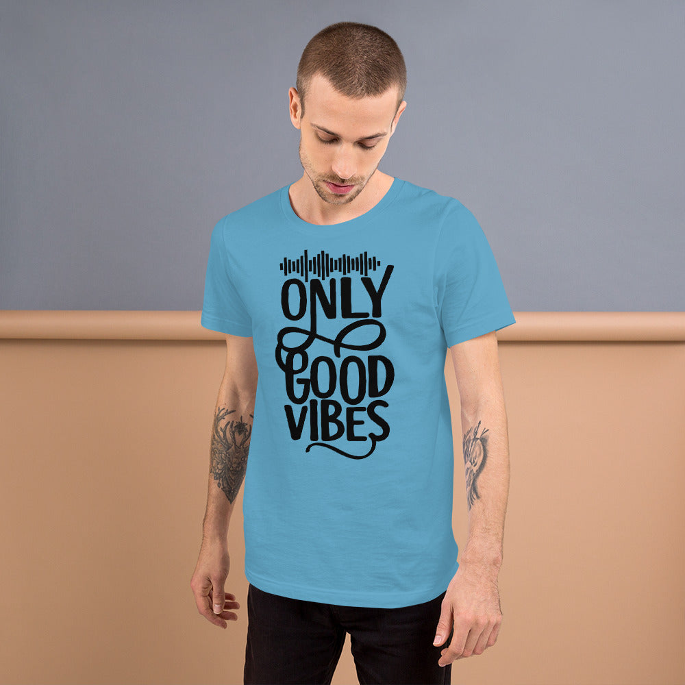 Only Good Vibes T-Shirt (Black Lettering)