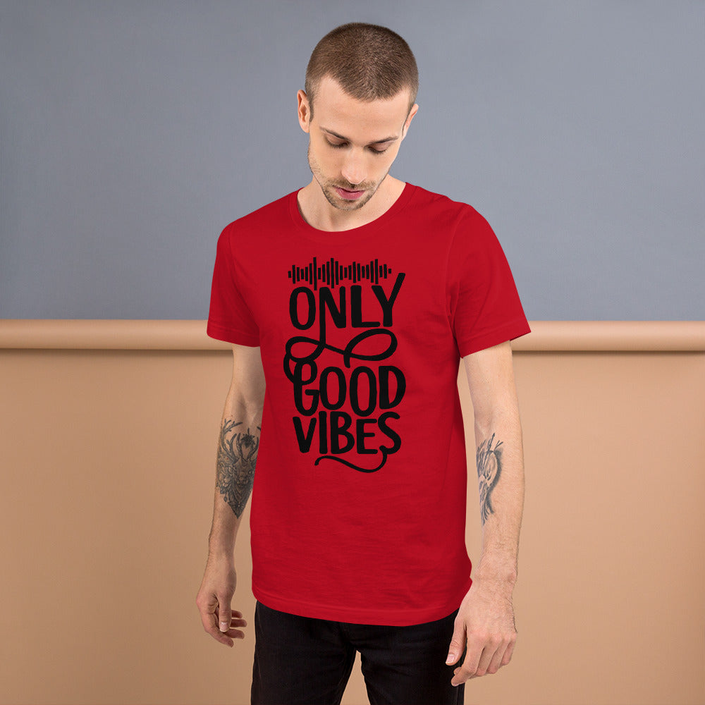 Only Good Vibes T-Shirt (Black Lettering)